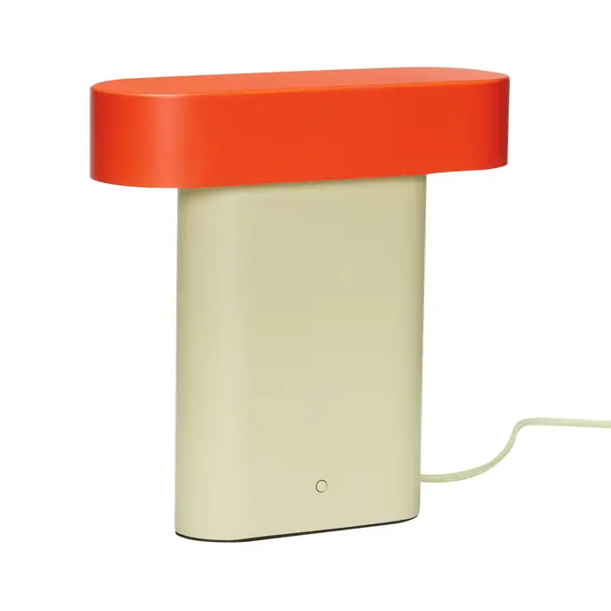 Hübsch / Stmívatelná stolní LED lampa Sleek Green/Red