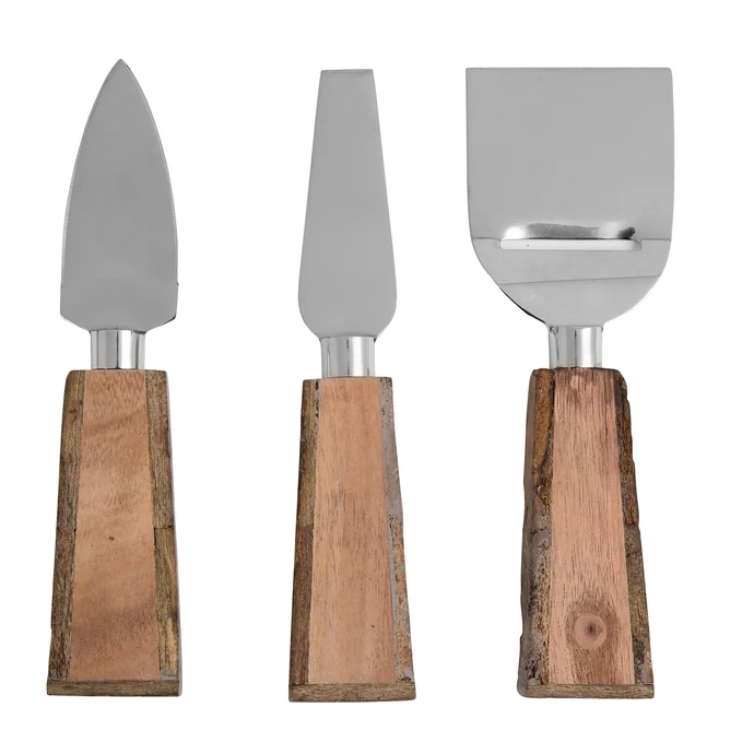 CÔTÉ TABLE / Set nožů na sýry Wood
