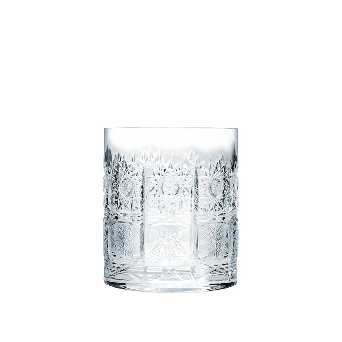 CRYSTAL BOHEMIA / Broušená křišťálová sklenice na whisky Crystal BOHEMIA 3,3 dcl