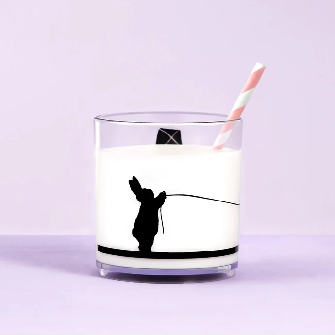 HAM / Plastová sklenice Kite Flying Rabbit 250 ml