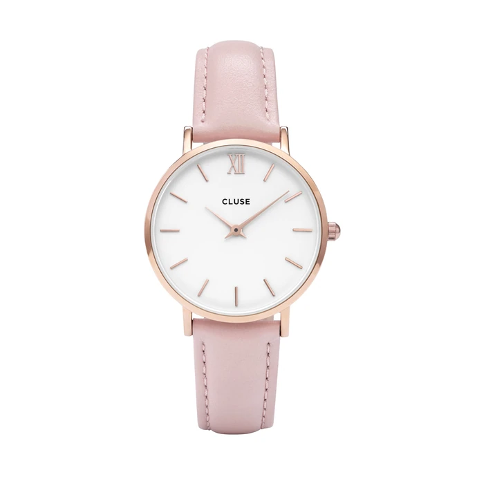 CLUSE / Hodinky Cluse Minuit Rose Gold white/pink