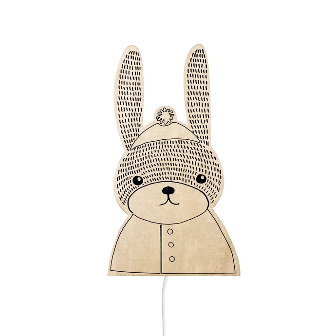 Bloomingville / Nástěnná lampička pro děti Rabbit