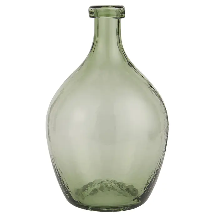 IB LAURSEN / Skleněná váza Balloon Green 28 cm