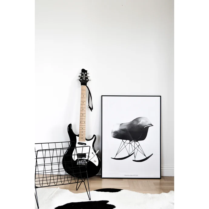 Magdalena Tyboni DESIGN / Plakát Rocking Chair 50 x 70 cm