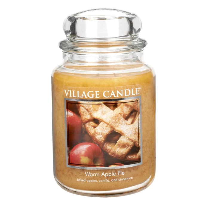 VILLAGE CANDLE / Svíčka ve skle Warm Apple Pie 602g