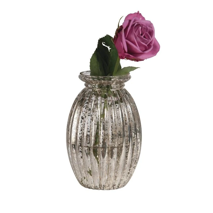 Bloomingville / Skleněná váza Silver