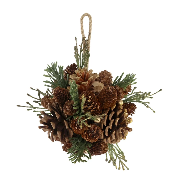Chic Antique / Závěsná vánoční dekorace Ball of Cones