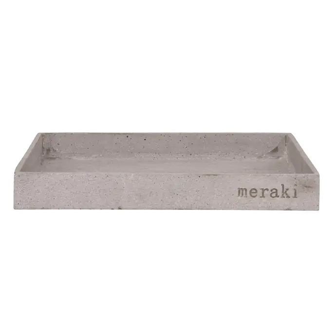 meraki / Betonový tácek na kosmetiku Meraki 30x30 cm