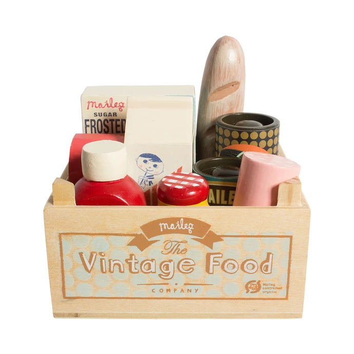 Maileg / Krabice s potravinami Vintage Food