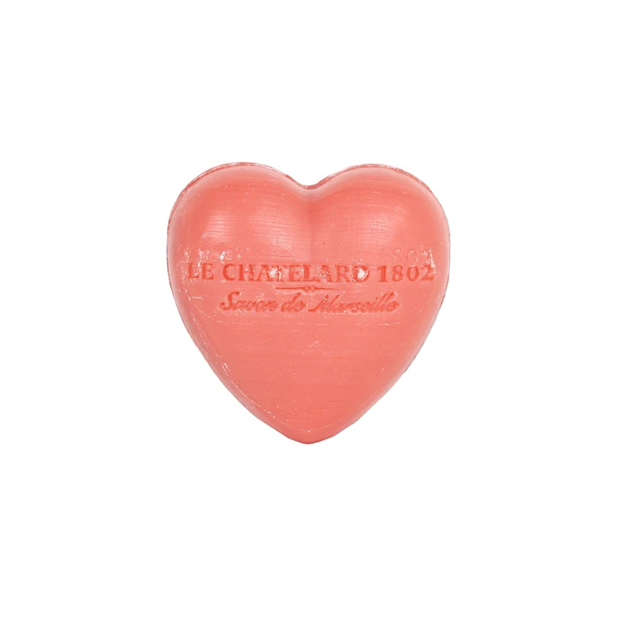 LE CHATELARD / Francouzské mýdlo Heart - Jasmín a růže 25gr