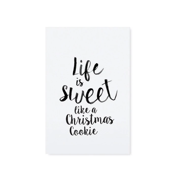 TAFELGUT / Obrázek/pohlednice Christmas cookie