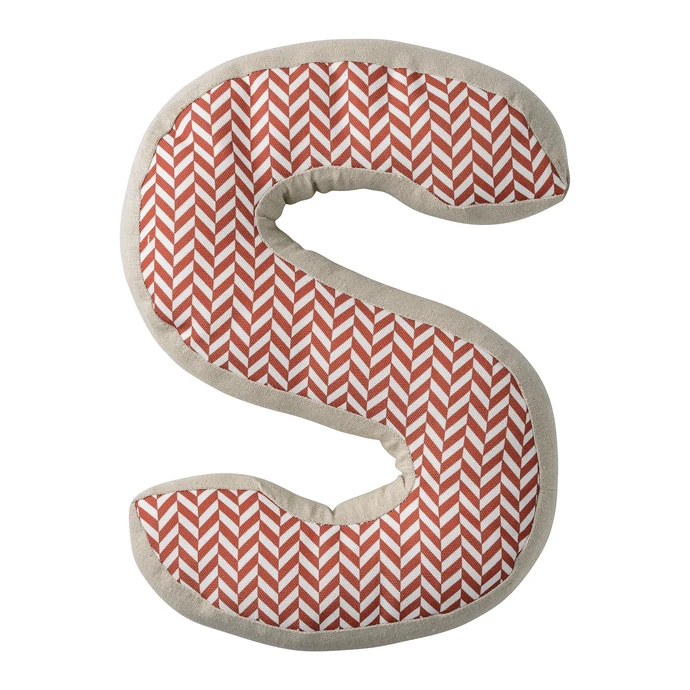 Bloomingville / Dětský polštářek Checked ve tvaru písmene S