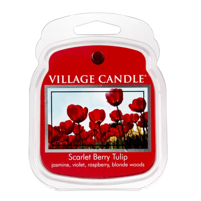 VILLAGE CANDLE / Vosk do aromalampy Scarlet berry tulip