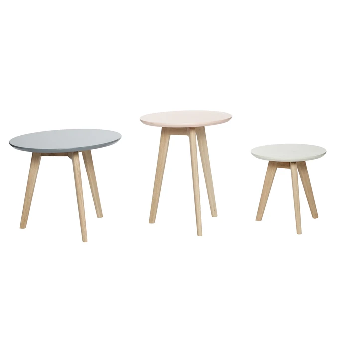 Hübsch / Dřevěný stolek na třech nožkách