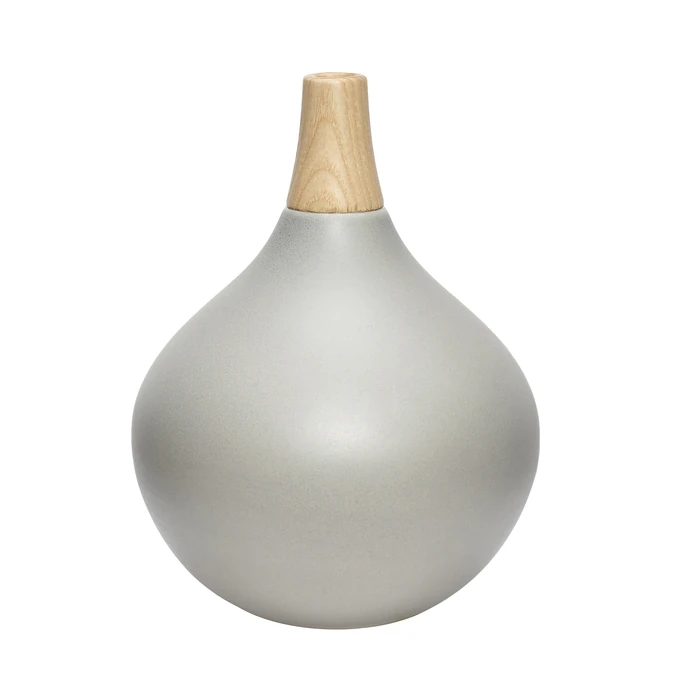 Hübsch / Keramická váza Wooden Top