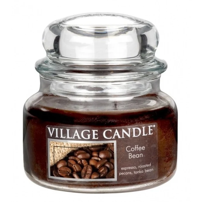 VILLAGE CANDLE / Svíčka ve skle Coffee Bean - malá