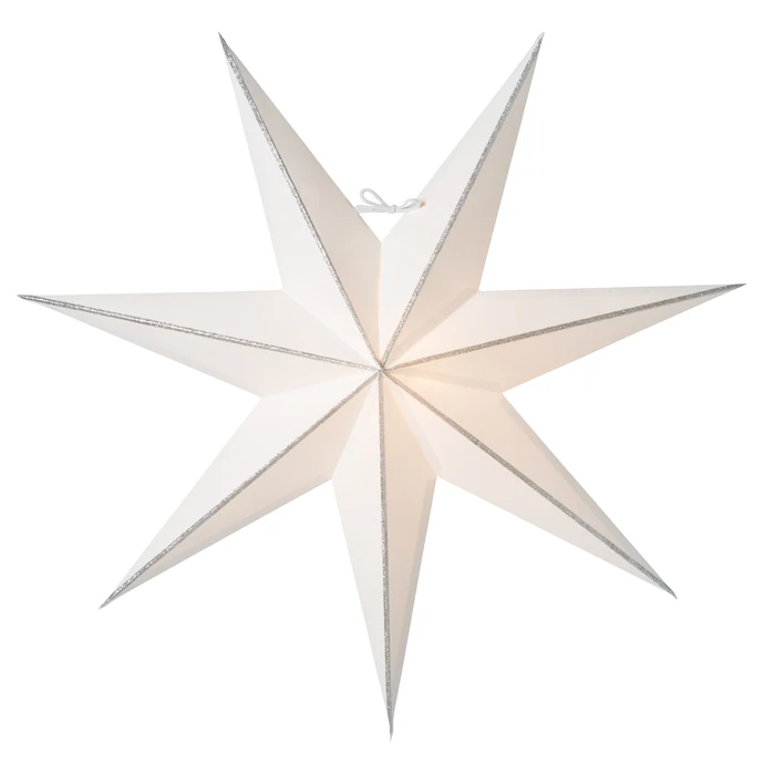 watt & VEKE / Závěsná svítící hvězda Linje Silver 60 cm