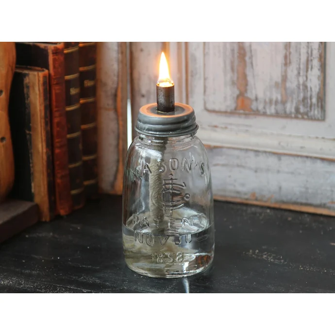 Chic Antique / Olejová lampa Mason´s patent - menší