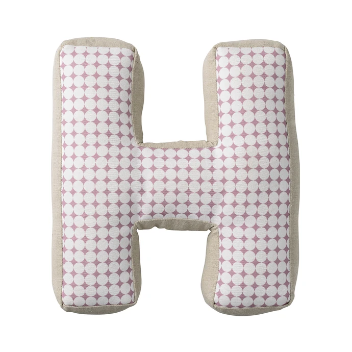 Bloomingville / Dětský polštářek Checked ve tvaru písmene H