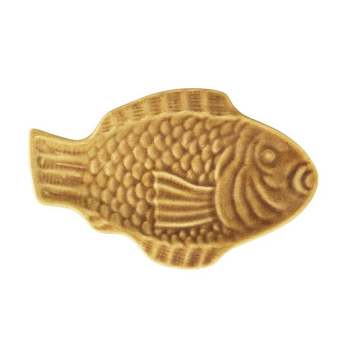 MADAM STOLTZ / Kameninový talířek ve tvaru ryby Honey
