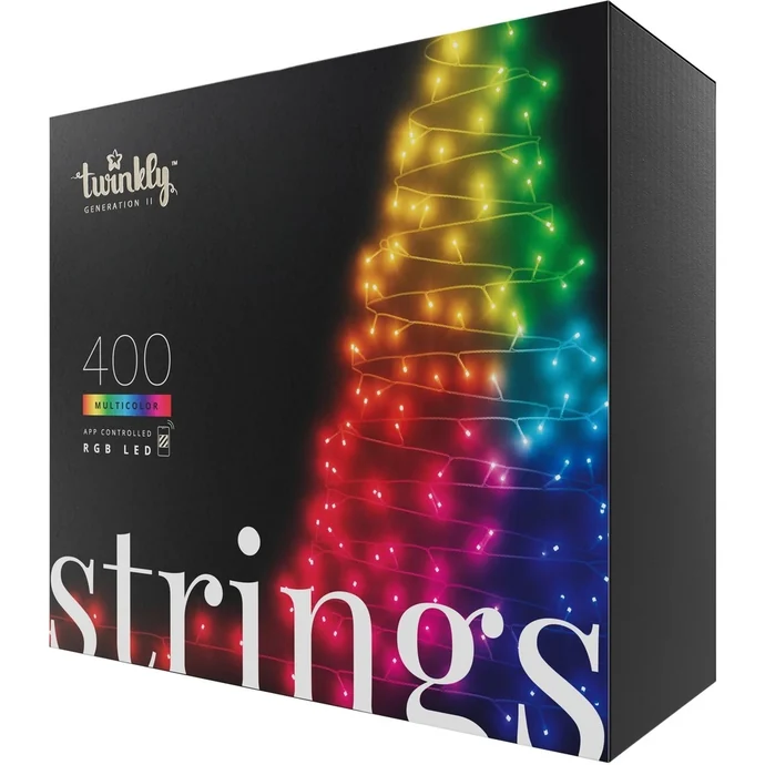 Twinkly / Chytrý LED světelný řetěz Twinkly Strings Multicolor - 400 žárovek