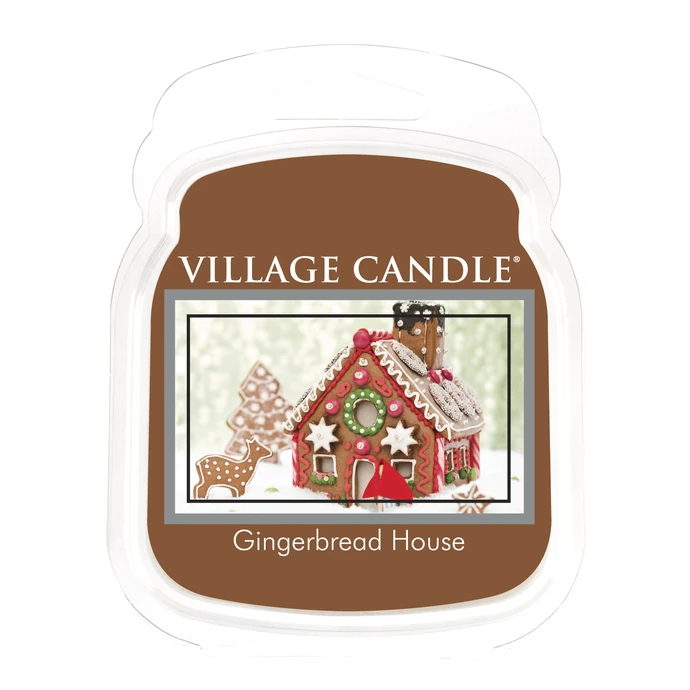 VILLAGE CANDLE / Vosk do aromalampy Gingerbread House