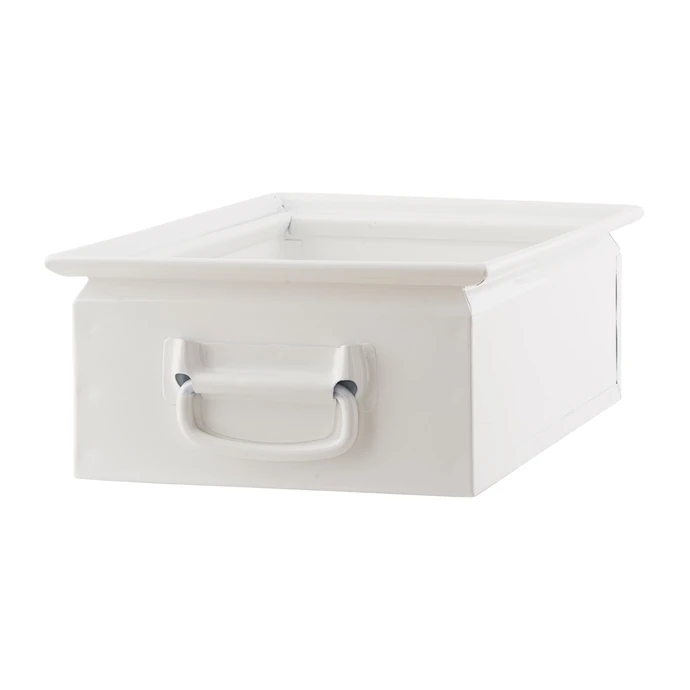 House Doctor / Ocelový úložný box White