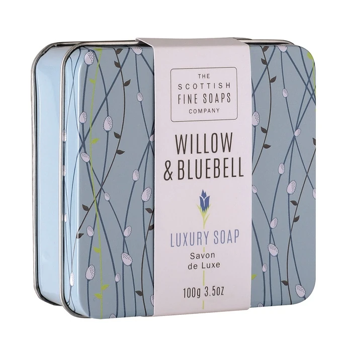 SCOTTISH FINE SOAPS / Mýdlo v plechové krabičce Willow & Bluebell 100 g