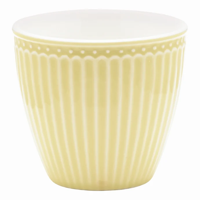 GREEN GATE / Latte cup Alice Pale yellow
