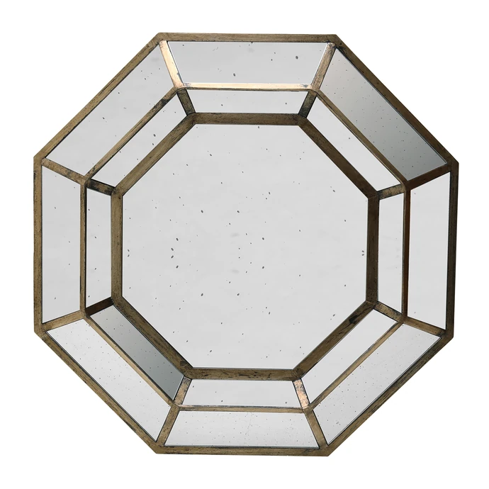 CÔTÉ TABLE / Zrcadlo v dřevěném rámu Octogonal 102cm