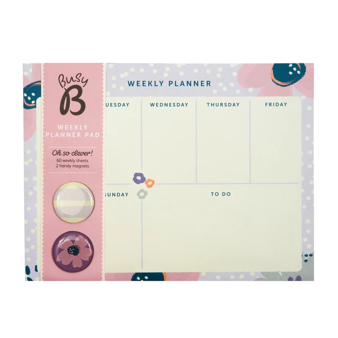 Týdenní kalendář s magnetky Floral