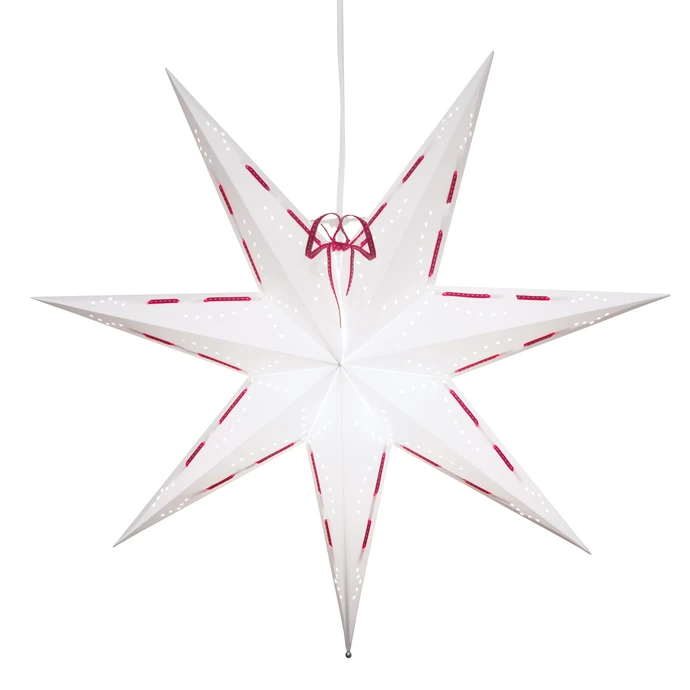 Závěsná svítící hvězda Vira White 60 cm