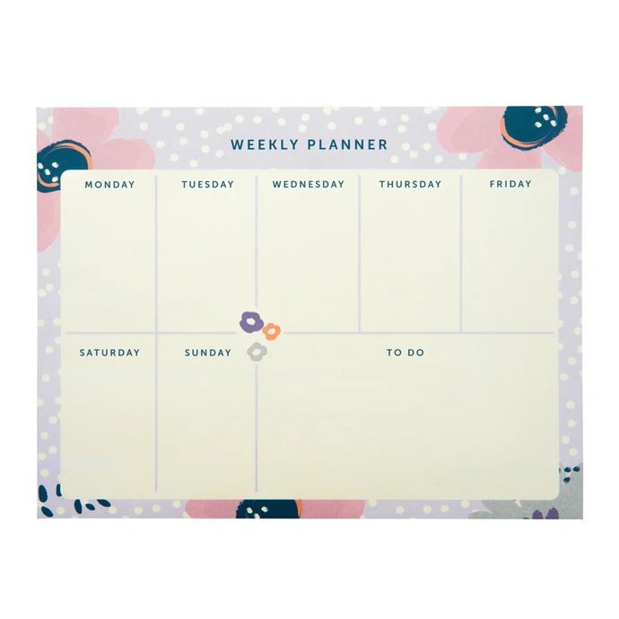 Týdenní kalendář s magnetky Floral