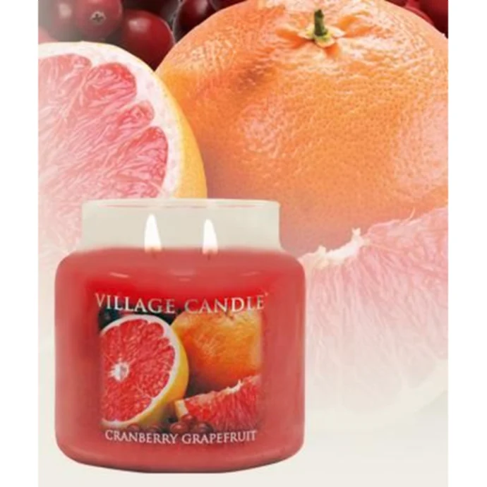 Svíčka ve skle Cranberry Grapefruit - malá