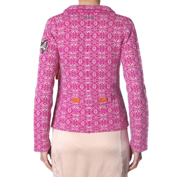 Pletený kabátek - pink 233