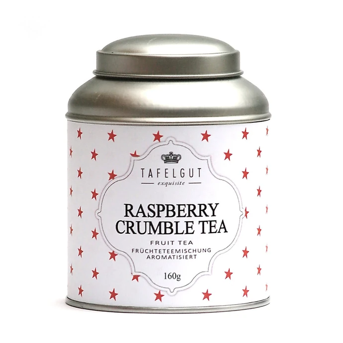 Ovocný čaj s malinami Raspberry crumble - 160 gr	Ovocný čaj s malinami Raspberry crumble - 160 gr