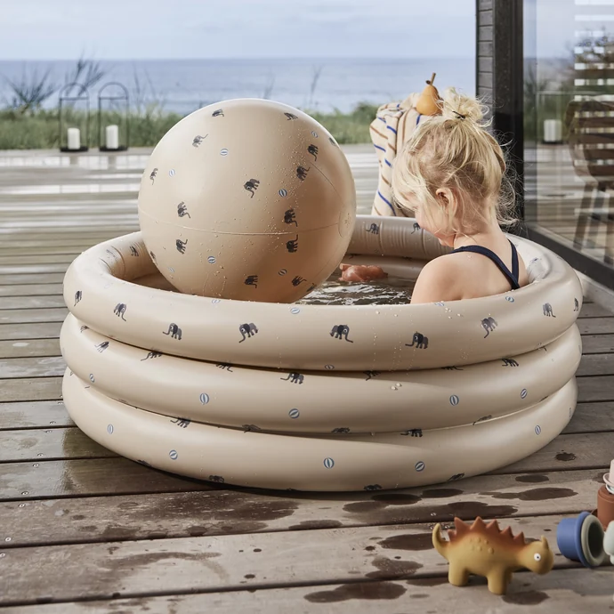 Nafukovací bazén pro děti + míč Elephant Ø 120 cm