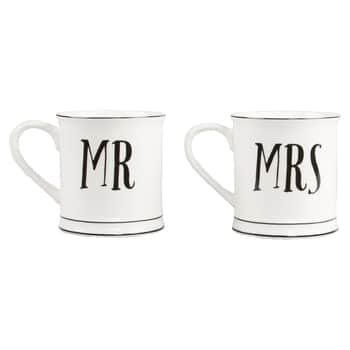 Porcelánový hrnek Mr & Mrs 350 ml