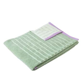Bavlněný ručník Green Mottled 50 x 100 cm