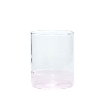 Sklenice na vodu Kiosk Clear/Pink 380 ml