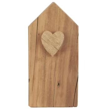 Dekorativní dřevěný domeček With Heart