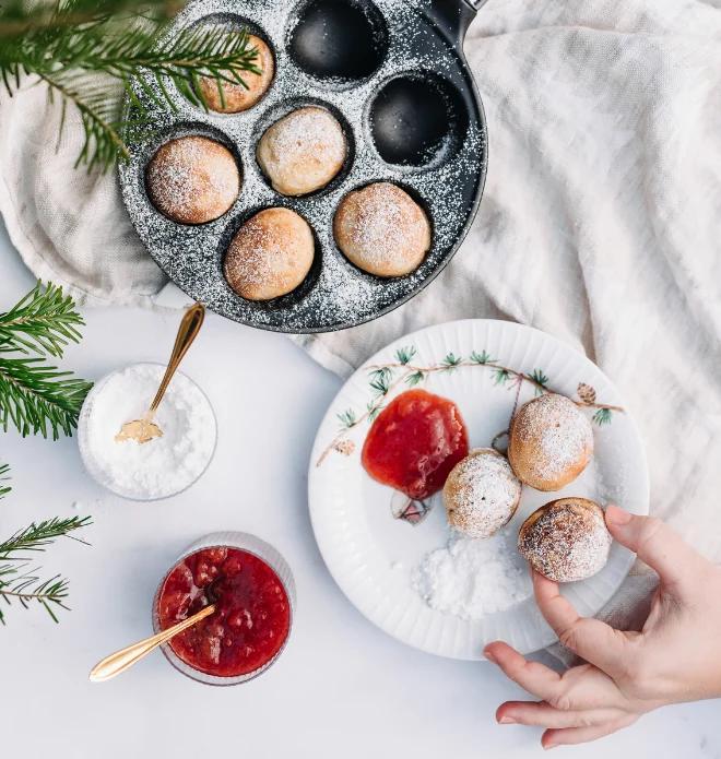 Vánoční kuličky jménem Æbleskiver. Zkuste je doma i vy!