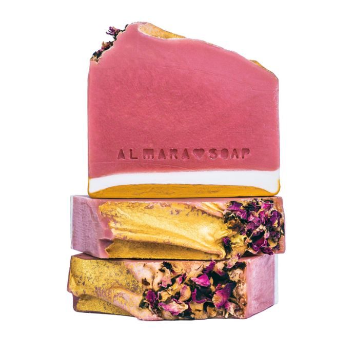 Almara Soap / Designové mýdlo Růžový Grep