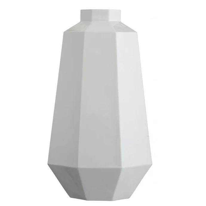 MADAM STOLTZ / Dekoratívna váza White 30cm