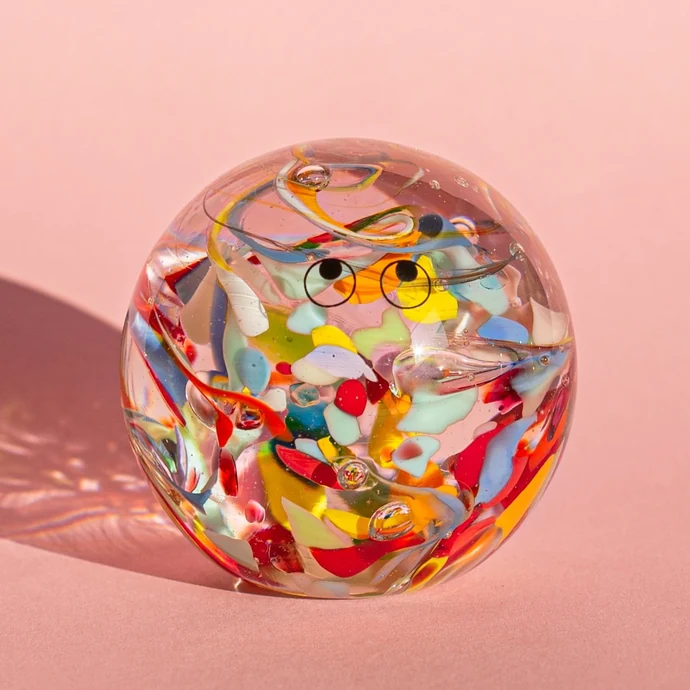 Studio Arhoj / Skleněná figurka Crystal Blob Disco Ball
