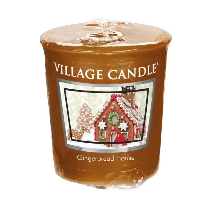 VILLAGE CANDLE / Votívna sviečka Village Candle - Gingerbread House