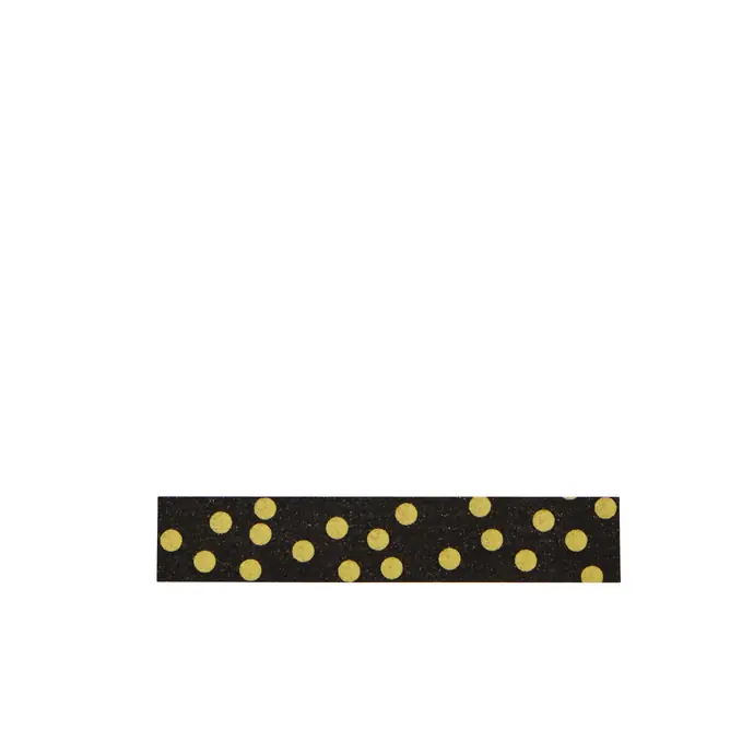 MADAM STOLTZ / Dizajnová samolepiaca páska Black Gold dots