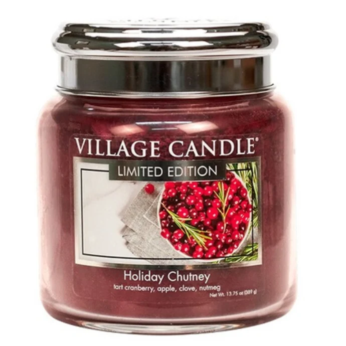 VILLAGE CANDLE / Svíčka Village Candle - Holiday Chutney 389g