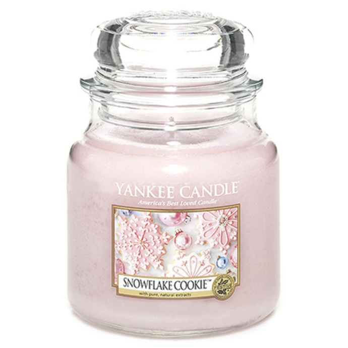 Yankee Candle / Svíčka Yankee Candle 411g - Snowflake Cookie