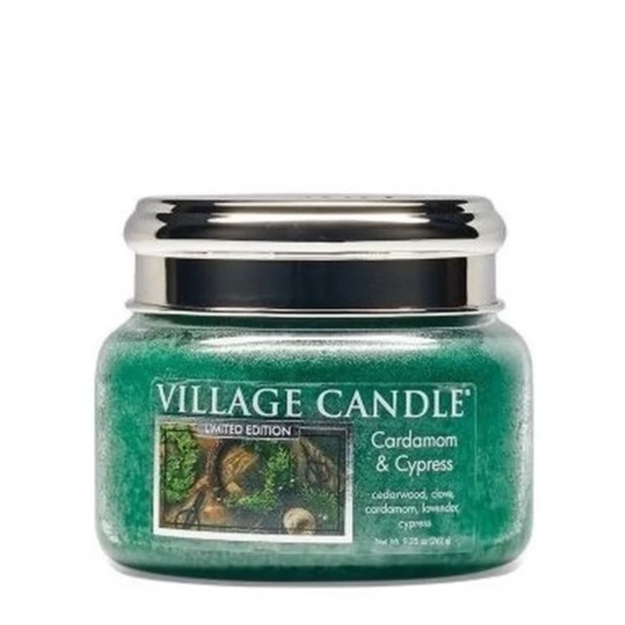 VILLAGE CANDLE / Sviečka Village Candle - Cardamom and Cypress 262 g